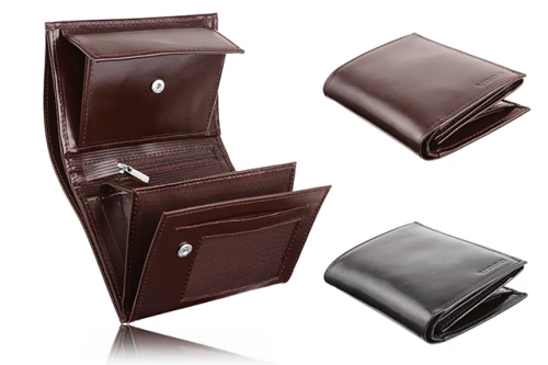 Leather men's wallet PPM 4