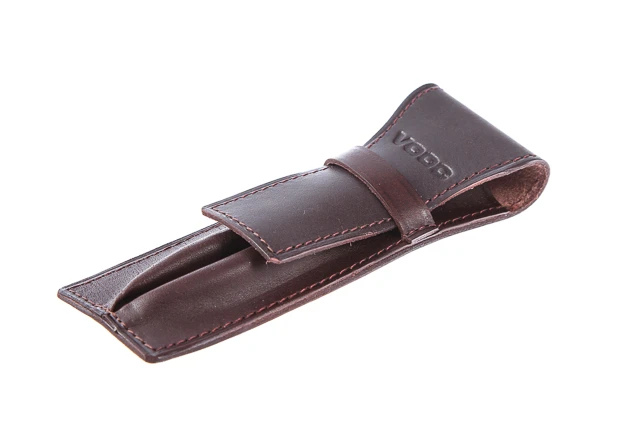 Etui skórzane na pióra, długopisy vintage VOOC Vintage P17.