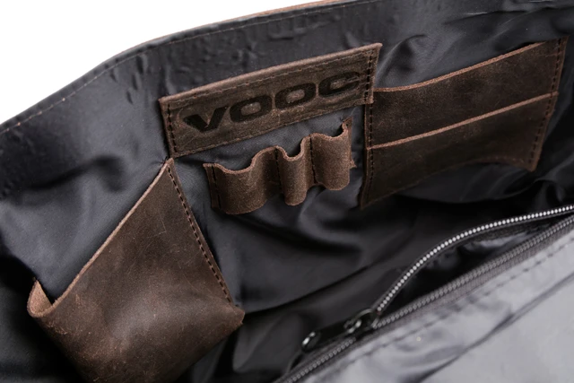 Torba skórzana na laptopa 15,6” na ramię i do ręki z uchwytem VOOC URBAN RDW12