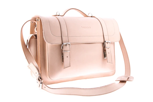 Torba na laptopa 17”  teczka skórzana plecak duży kufer do biura, do pracy VOOC Vintage P23