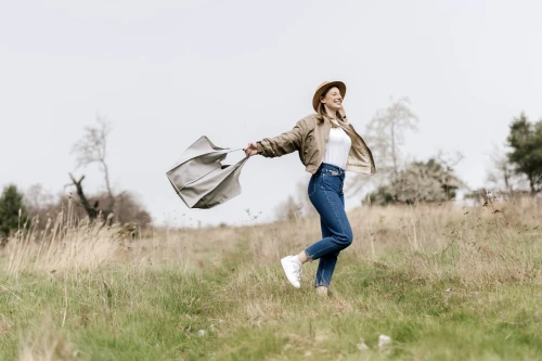 Szara torba skórzana  shopper   EP25 