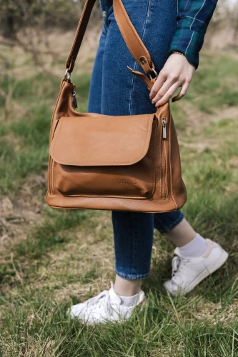 Torebka damska skórzana VOOC EP20 camel 