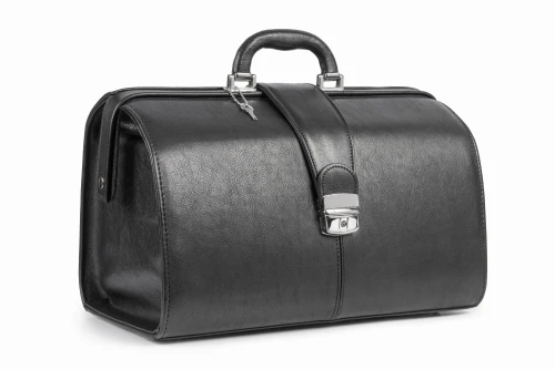 Black Elegant Leather Medical Doctor's Bag PK7 