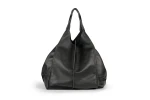 Czarna torba skórzana  shopper   EP25 