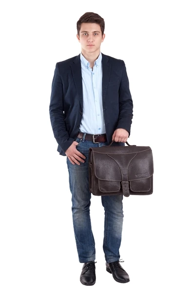 Torba skórzana z paskiem VOOC TC1. Casualowa torba na ramię z uchwytem do ręki. Torba przeznaczona do codziennego casualowego stroju, a dzięki klasycznej formie spełni funkcję torby biznesowej.