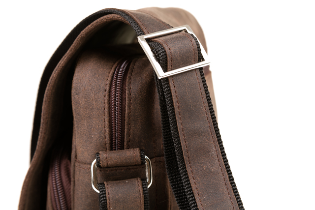 Torba saszetka na ramię VOOC Urban RDW7 naturalna skóra old look w stylu miejskim