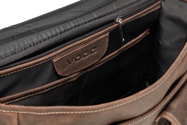 Torba skórzana na tablet, laptopa do ręki i na ramię VOOC RDW14