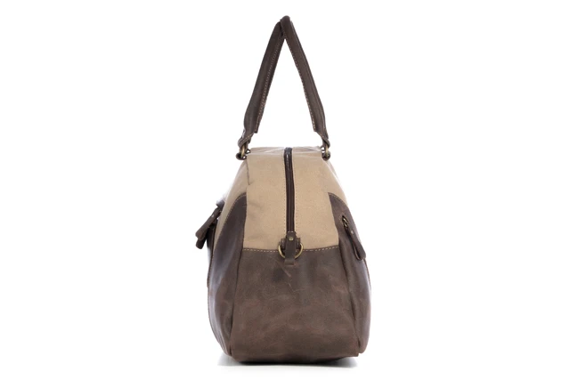 Torba canvas skóra naturalna na ramię Tiara VOOC EC7