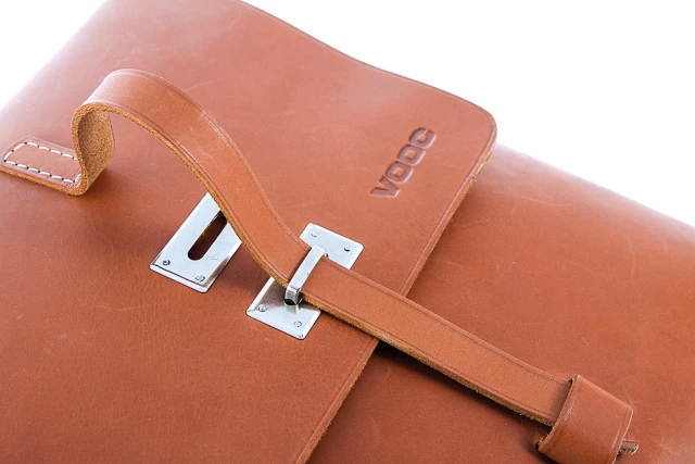 Designerska oryginalna torba na ramię na tableta młodzieżowa skórzana VOOC Vintage P3