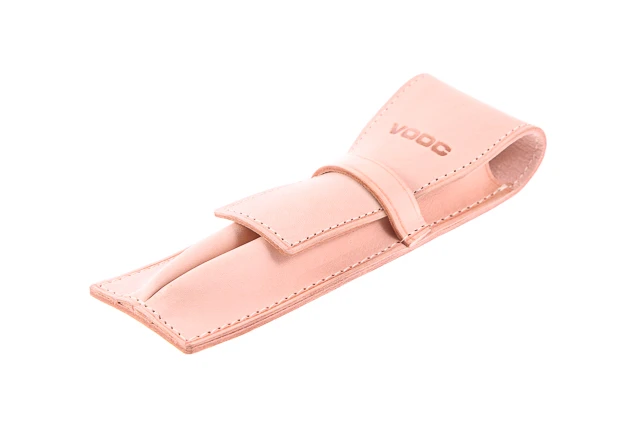 Etui skórzane na pióra, długopisy vintage VOOC Vintage P17.