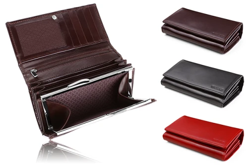 Elegant women's leather wallet PPD 3