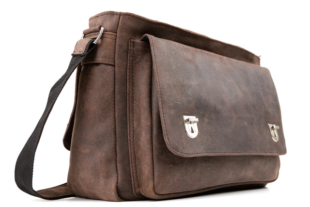 Casualowa skórzana torba na ramię dla niej i niego old look VOOC URBAN RDW3