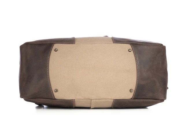 Torba canvas skóra naturalna na ramię Tiara VOOC EC7