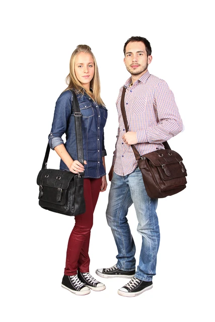 Casualowa skórzana torba na ramię dla niej i niego old look VOOC URBAN RDW3