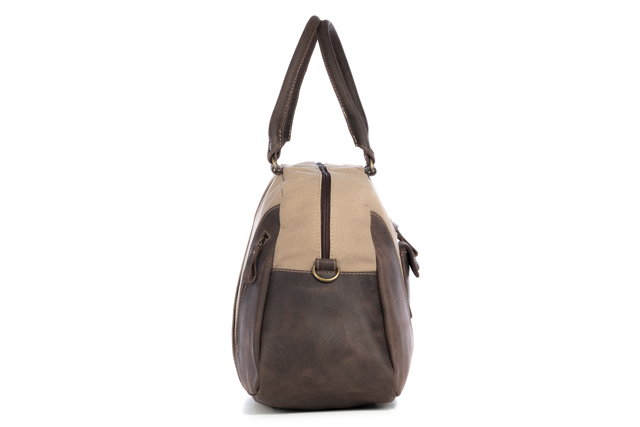 Torba canvas skóra naturalna na ramię Tiara VOOC EC7
