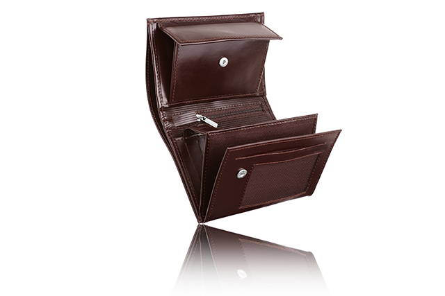 Skórzany portfel męski VOOC Prestige PPM4 elegancki
