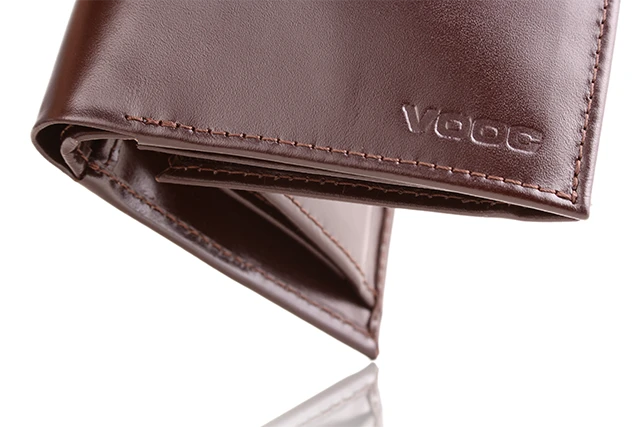 Skórzany portfel męski VOOC Prestige PPM4 elegancki