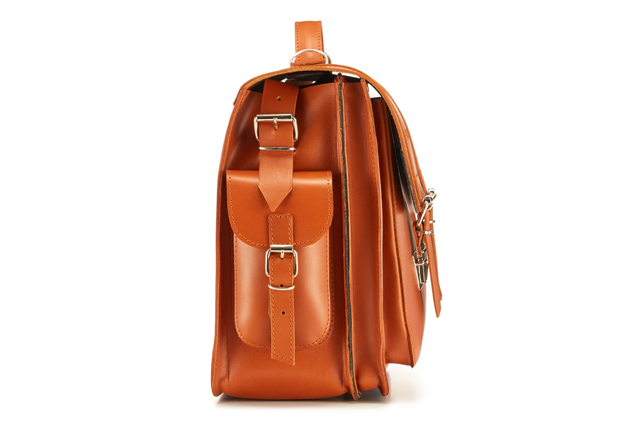 Torba na laptopa 17”  teczka skórzana plecak duży kufer do biura, do pracy VOOC Vintage P23