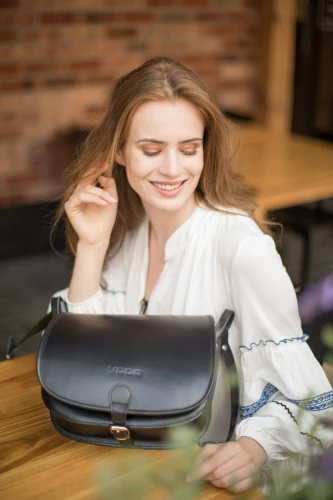 Listonoszka duża torebka Vintage P27