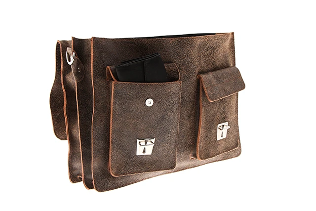 torba w stylu vintage skórzana na ramie i do ręki miejska casual vooc URBAN ATS 173