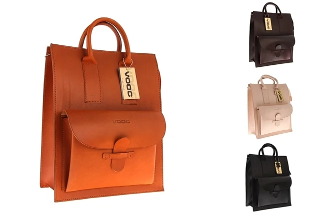 Skórzana, oryginalna torba damska VOOC Vintage P34. Elegancka, skórzana torebka damska do ręki dla bizneswoman, pięknie komponująca się z kostiumem lub płaszczem. Doskonale sprawdza się na spotkaniach biznesowych oraz na spotkaniach mniej formalnych. 