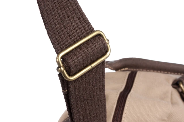 Torba canvas skóra naturalna na ramię Tiara VOOC EC7