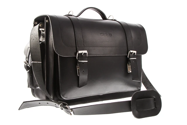 Torba na laptopa 17”  teczka skórzana plecak duży kufer do biura, do pracy VOOC Vintage P23
