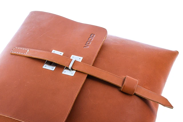 Designerska oryginalna torba na ramię na tableta młodzieżowa skórzana VOOC Vintage P3