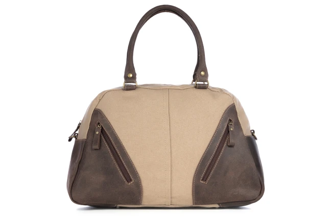 Torba canvas skóra naturalna na ramię Tiara VOOC EC7