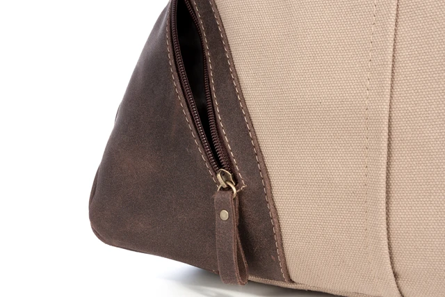 Torba canvas skóra naturalna na ramię Tiara VOOC EC7