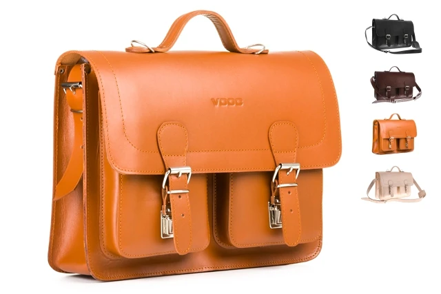 Skórzana teczka klasyczna, aktówka VOOC Vintage P24. teczka z funkcją plecaka w stylu vintage. teczka damska, męska można nosić w ręku, na ramieniu oraz jako plecak. Dla studenta, biznesmena.